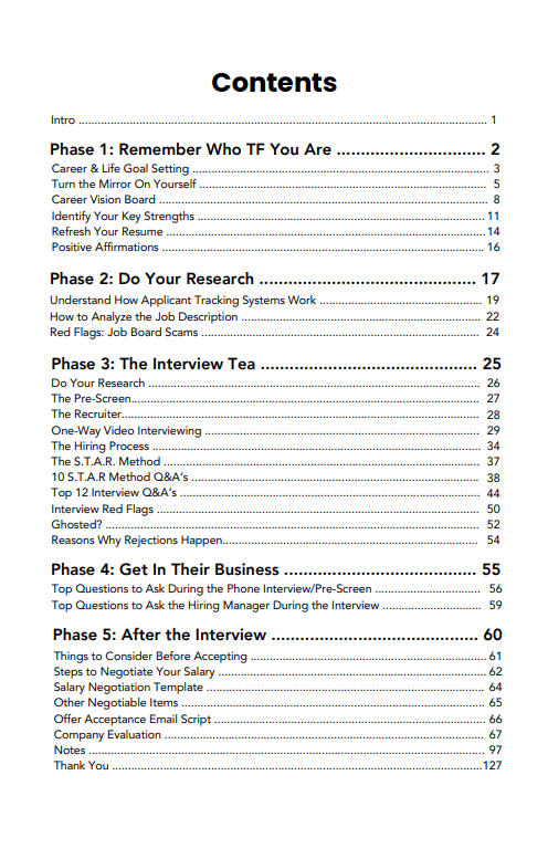 (Digital Version) The Interview Blueprint: Stop Getting Rejected, Outshine Competition and Prep Like a Pro