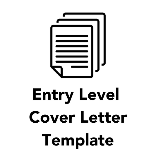Entry Level Cover Letter Template
